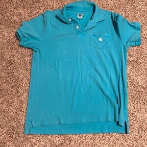 Chaps M turquoise polo shirt